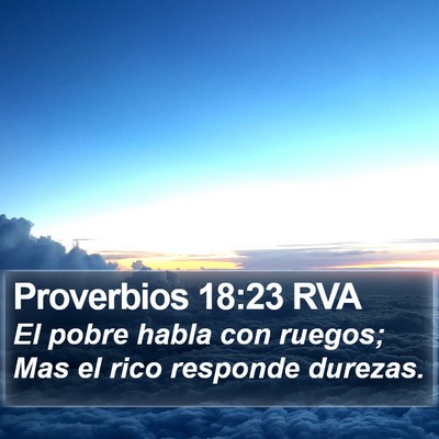 Proverbios 18:23 RVA Bible Verse Image