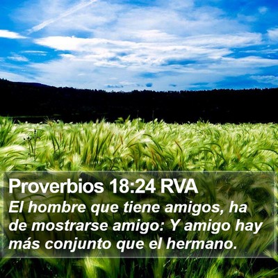 Proverbios 18:24 RVA Bible Verse Image