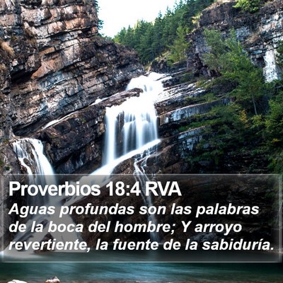 Proverbios 18:4 RVA Bible Verse Image