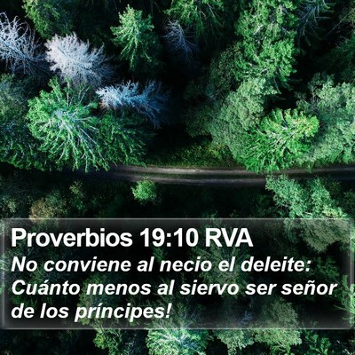 Proverbios 19:10 RVA Bible Verse Image