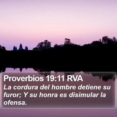 Proverbios 19:11 RVA Bible Verse Image