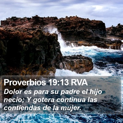 Proverbios 19:13 RVA Bible Verse Image