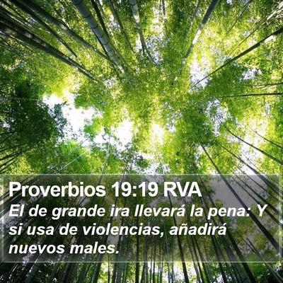 Proverbios 19:19 RVA Bible Verse Image