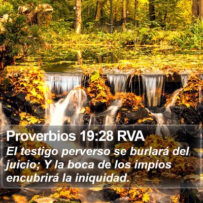 Proverbios 19:28 RVA Bible Verse Image