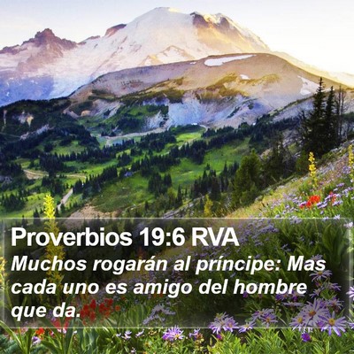 Proverbios 19:6 RVA Bible Verse Image