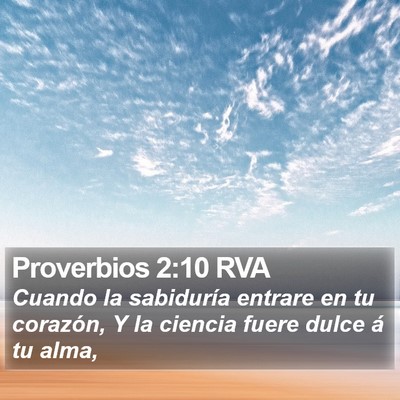 Proverbios 2:10 RVA Bible Verse Image