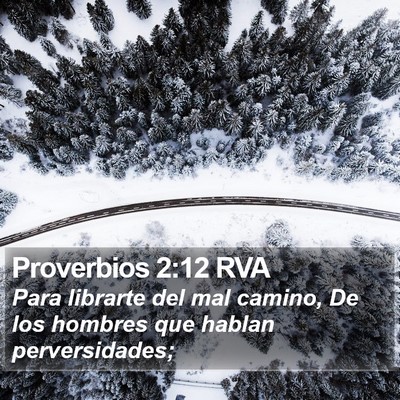 Proverbios 2:12 RVA Bible Verse Image