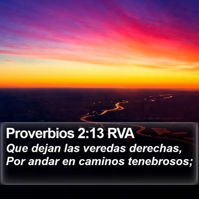 Proverbios 2:13 RVA Bible Verse Image
