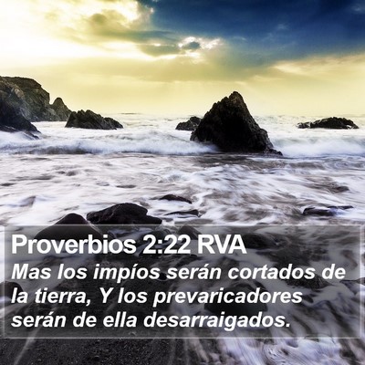 Proverbios 2:22 RVA Bible Verse Image