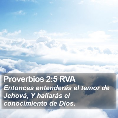Proverbios 2:5 RVA Bible Verse Image