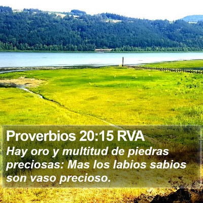 Proverbios 20:15 RVA Bible Verse Image