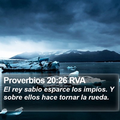 Proverbios 20:26 RVA Bible Verse Image