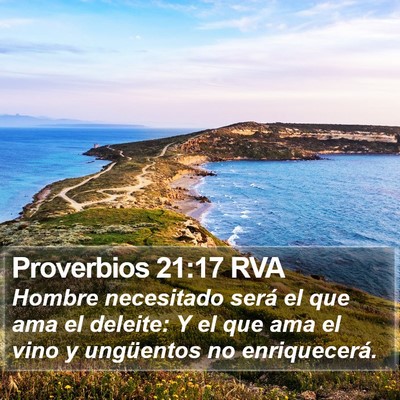 Proverbios 21:17 RVA Bible Verse Image