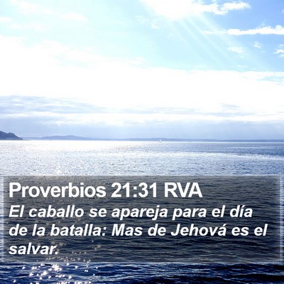 Proverbios 21:31 RVA Bible Verse Image