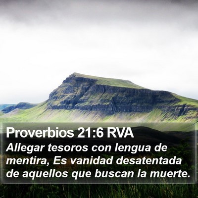 Proverbios 21:6 RVA Bible Verse Image