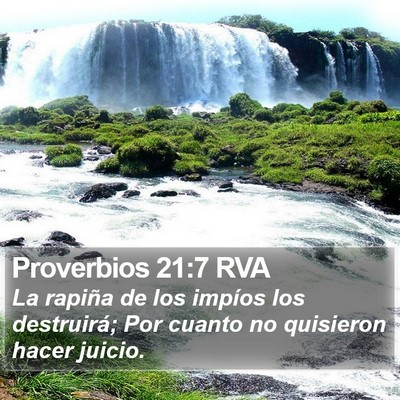 Proverbios 21:7 RVA Bible Verse Image