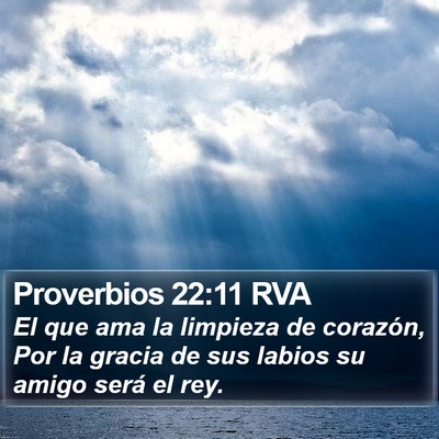 Proverbios 22:11 RVA Bible Verse Image
