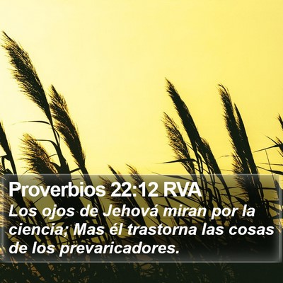 Proverbios 22:12 RVA Bible Verse Image