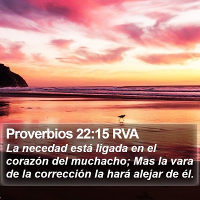 Proverbios 22:15 RVA Bible Verse Image