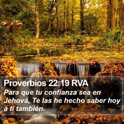 Proverbios 22:19 RVA Bible Verse Image