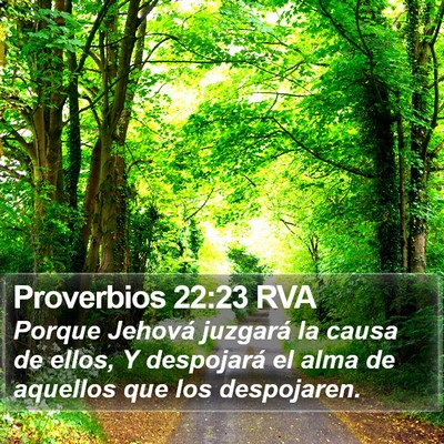 Proverbios 22:23 RVA Bible Verse Image