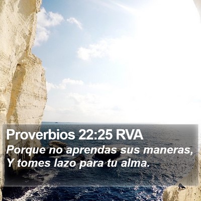 Proverbios 22:25 RVA Bible Verse Image