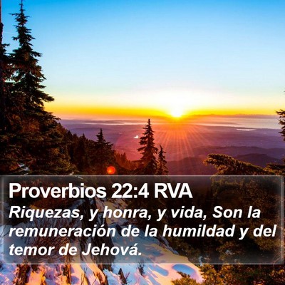Proverbios 22:4 RVA Bible Verse Image