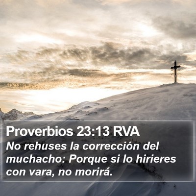 Proverbios 23:13 RVA Bible Verse Image