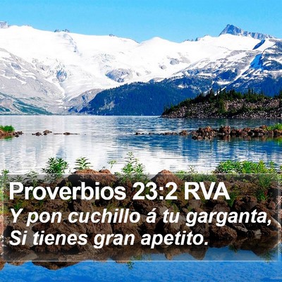Proverbios 23:2 RVA Bible Verse Image