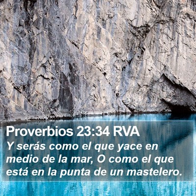 Proverbios 23:34 RVA Bible Verse Image