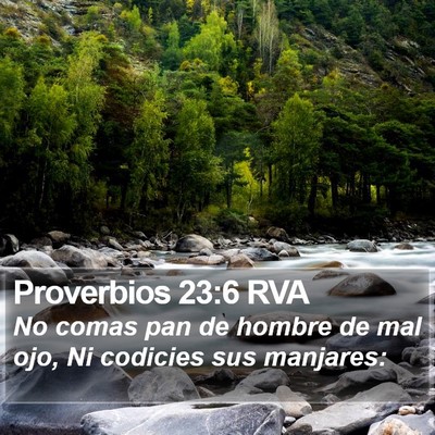 Proverbios 23:6 RVA Bible Verse Image