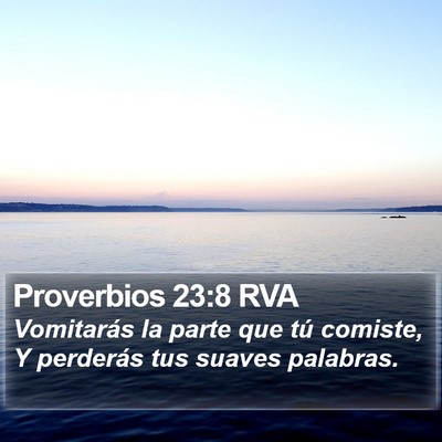 Proverbios 23:8 RVA Bible Verse Image