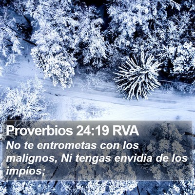 Proverbios 24:19 RVA Bible Verse Image