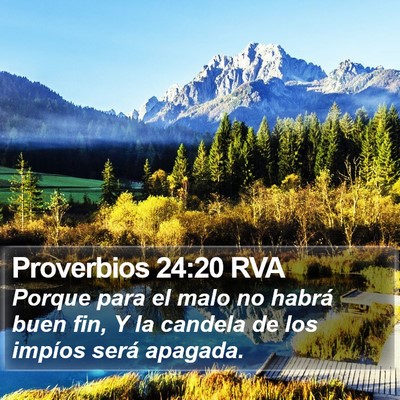Proverbios 24:20 RVA Bible Verse Image