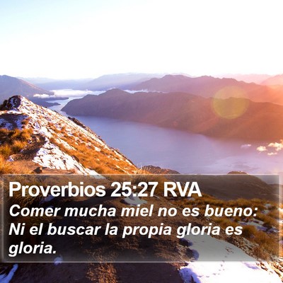 Proverbios 25:27 RVA Bible Verse Image