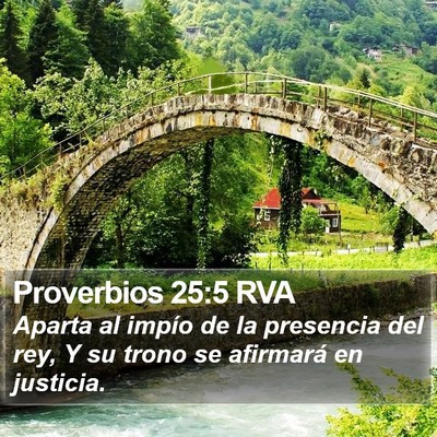 Proverbios 25:5 RVA Bible Verse Image