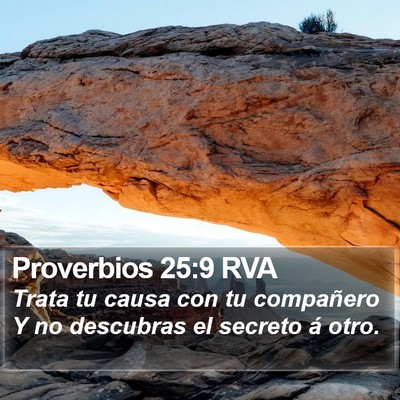 Proverbios 25:9 RVA Bible Verse Image
