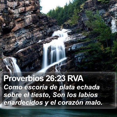 Proverbios 26:23 RVA Bible Verse Image