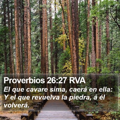 Proverbios 26:27 RVA Bible Verse Image