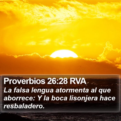 Proverbios 26:28 RVA Bible Verse Image