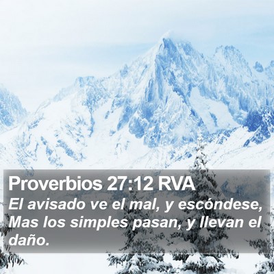 Proverbios 27:12 RVA Bible Verse Image