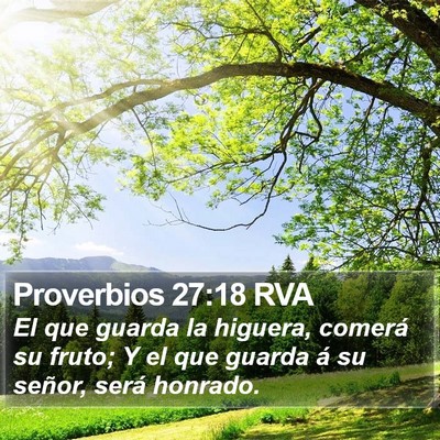 Proverbios 27:18 RVA Bible Verse Image