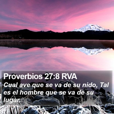 Proverbios 27:8 RVA Bible Verse Image
