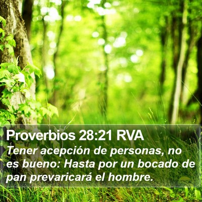 Proverbios 28:21 RVA Bible Verse Image