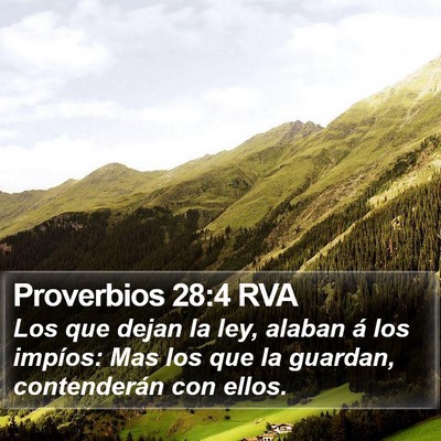 Proverbios 28:4 RVA Bible Verse Image