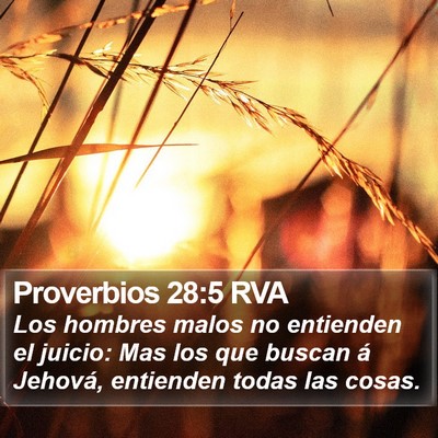 Proverbios 28:5 RVA Bible Verse Image