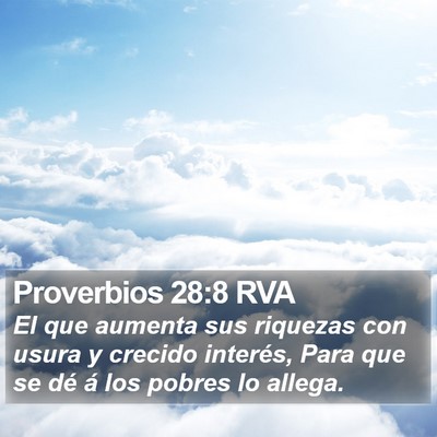 Proverbios 28:8 RVA Bible Verse Image