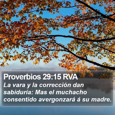 Proverbios 29:15 RVA Bible Verse Image