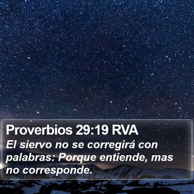 Proverbios 29:19 RVA Bible Verse Image