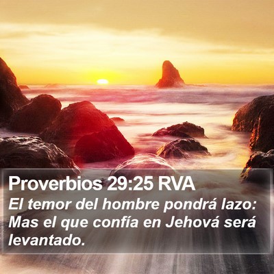 Proverbios 29:25 RVA Bible Verse Image